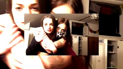 Dve seksi brunetki čustvene hlačke ostanejo bastardi čudna kurba